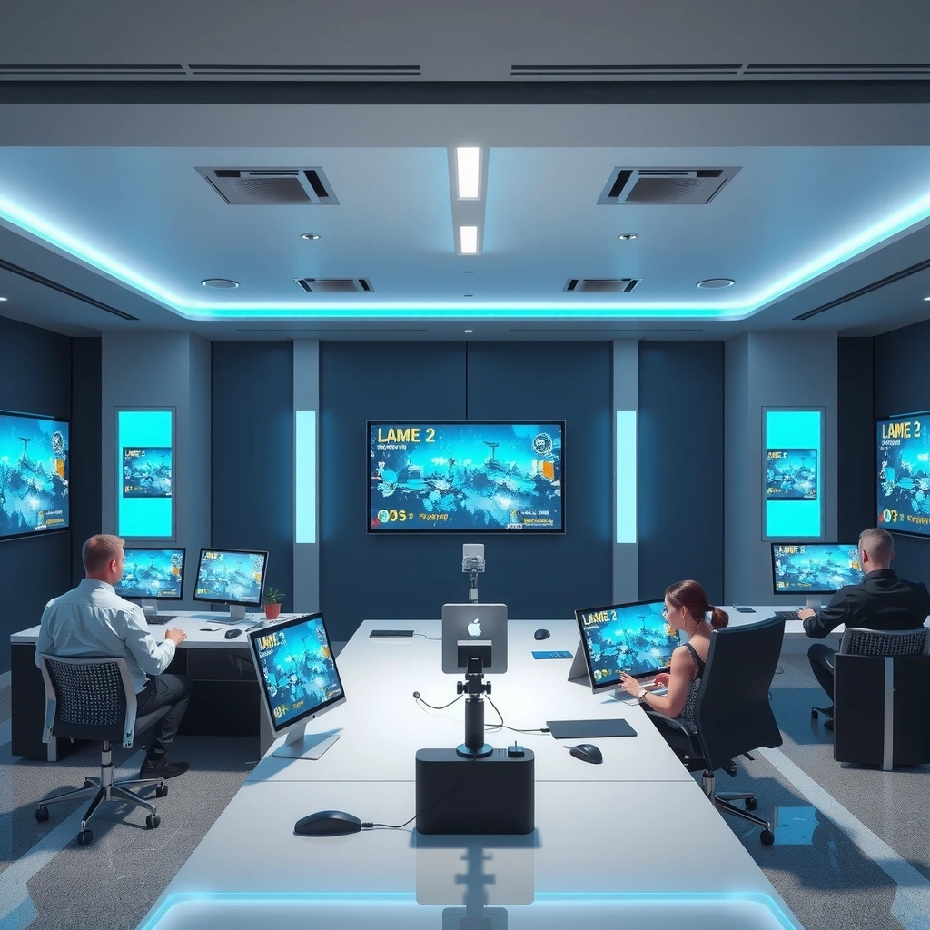 Mobile gaming development hero background